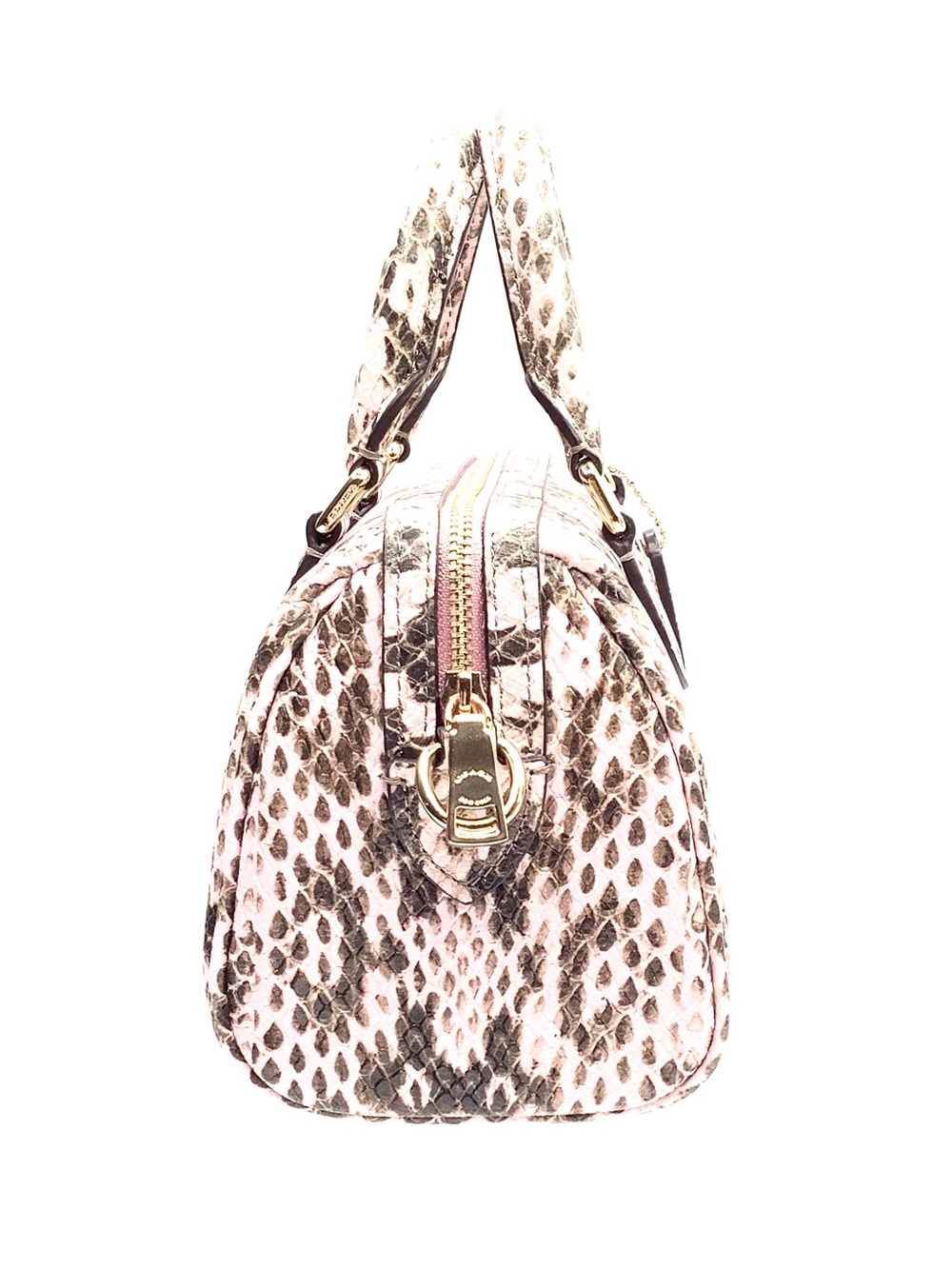 Coach Mini Rowan Crossbody Bag in Snake-Embossed Leather with Card Case - NWT - Picture 5 of 16
